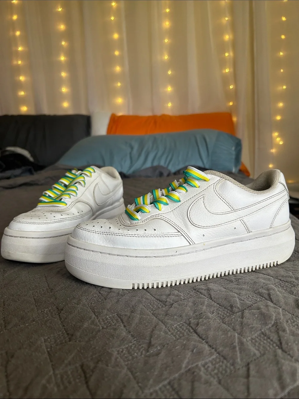 Nike Air Force 1 platforms women’s size 9